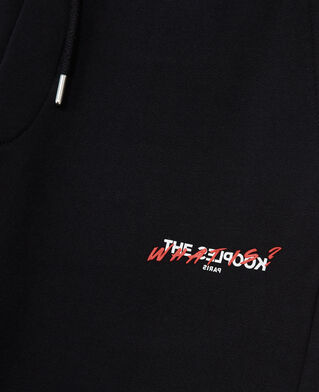 The Kooples FEMME BLACK jogging noir à petit logo the kooples