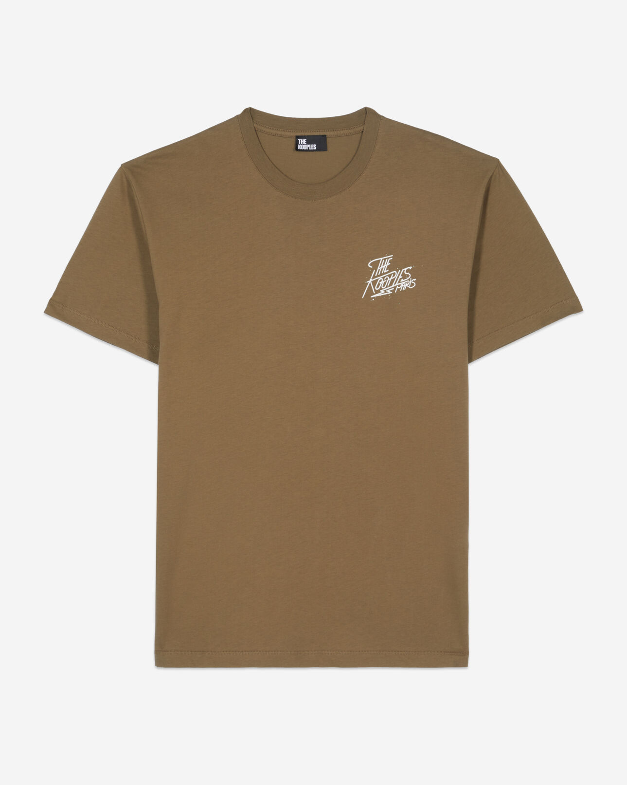 The Kooples HOMME OLIVE NIGHT t-shirt homme vert olive