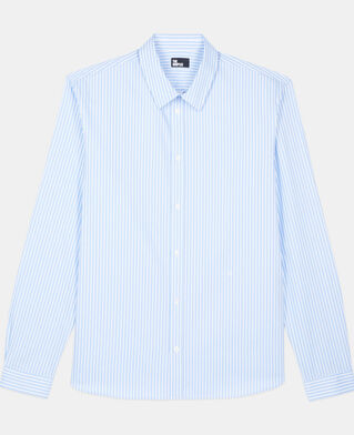 The Kooples HOMME BLUE WHITE chemise formelle &agrave; rayures 