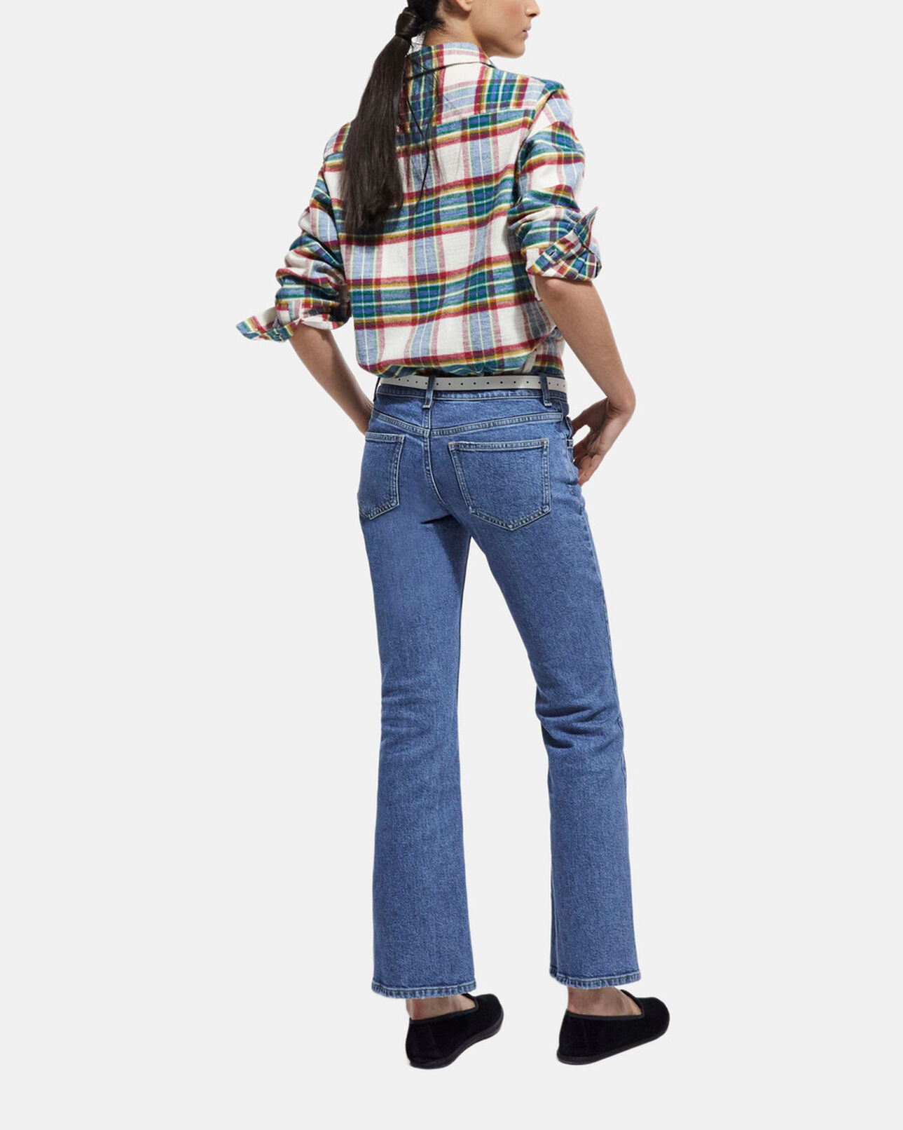 The Kooples WOMEN MULTICOLOR overshirt with check motif