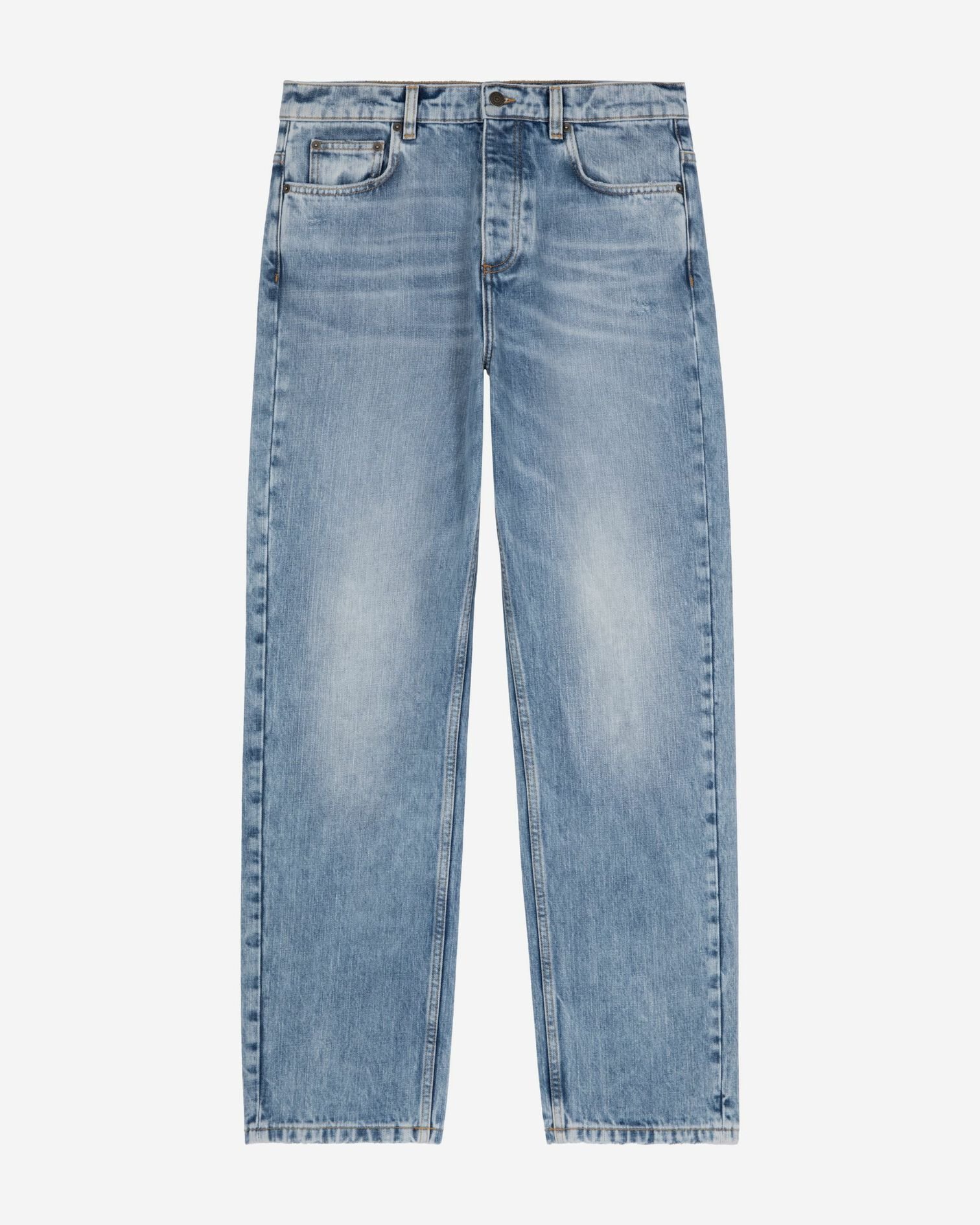 Light blue straight jeans, BABY BLUE, hi-res image number null