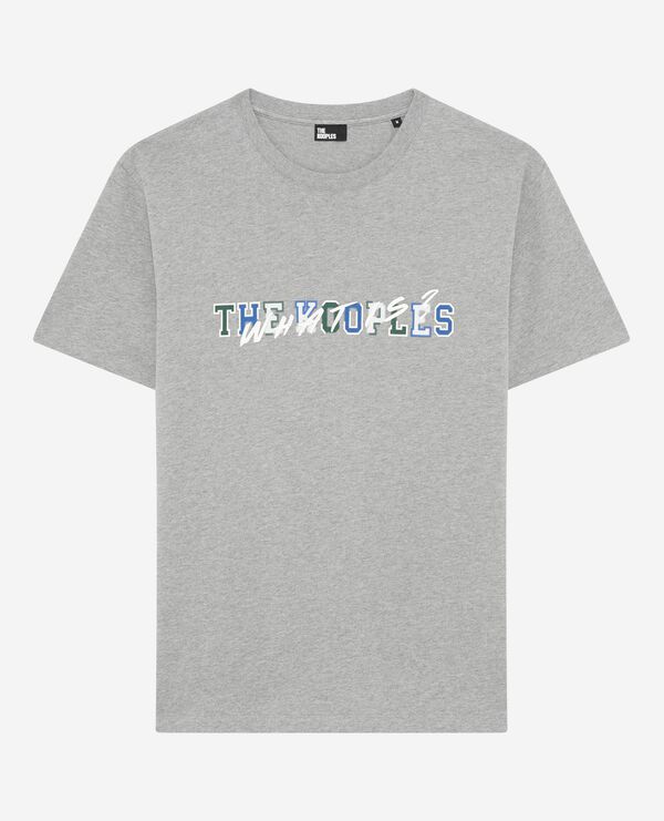 The Kooples MEN GREY MELANGE what is grey t-shirt