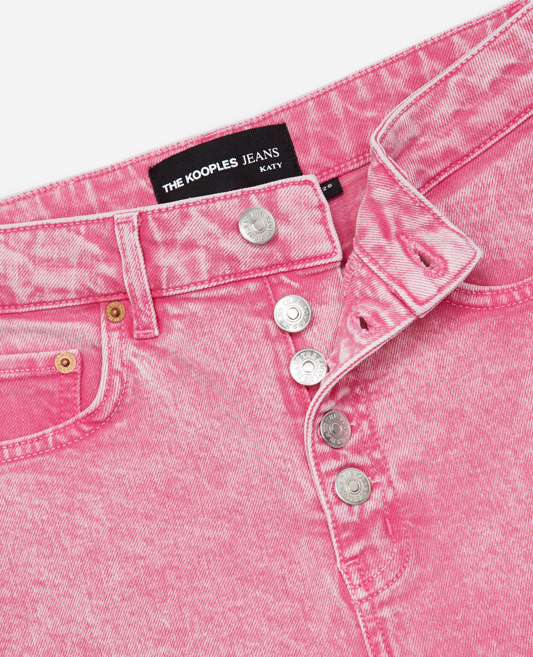 Pink clearance denim pants