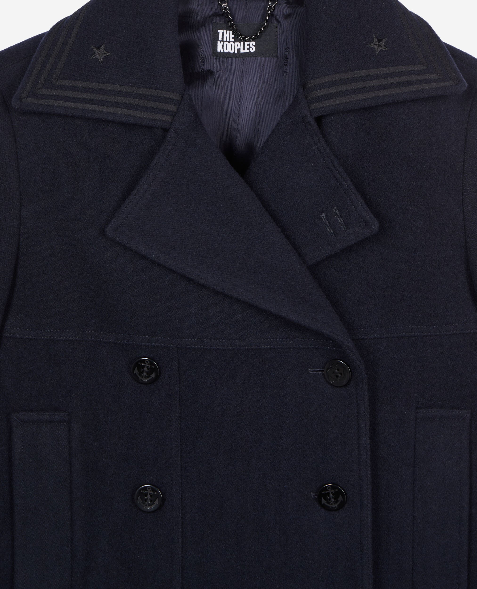 Caban court bleu marine, DARK NAVY, hi-res image number null