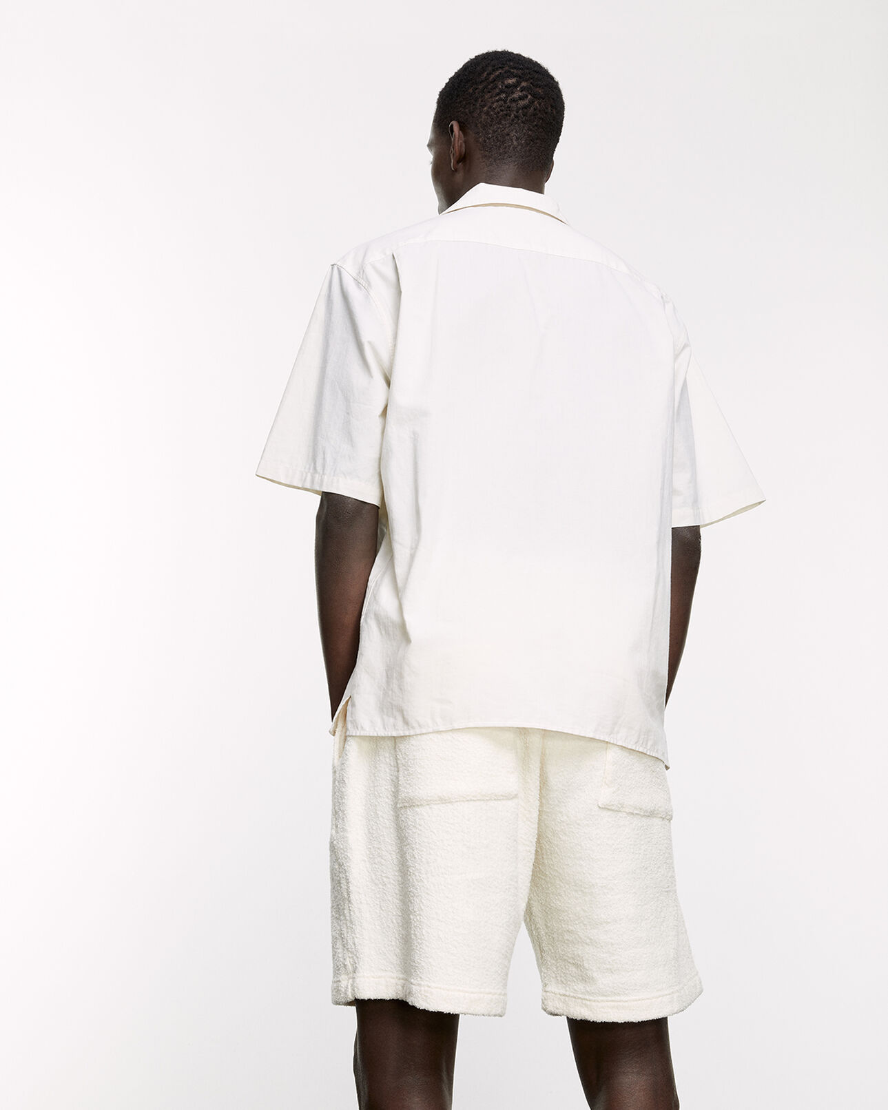 The Kooples MEN BEIGE beige shirt with breast pockets
