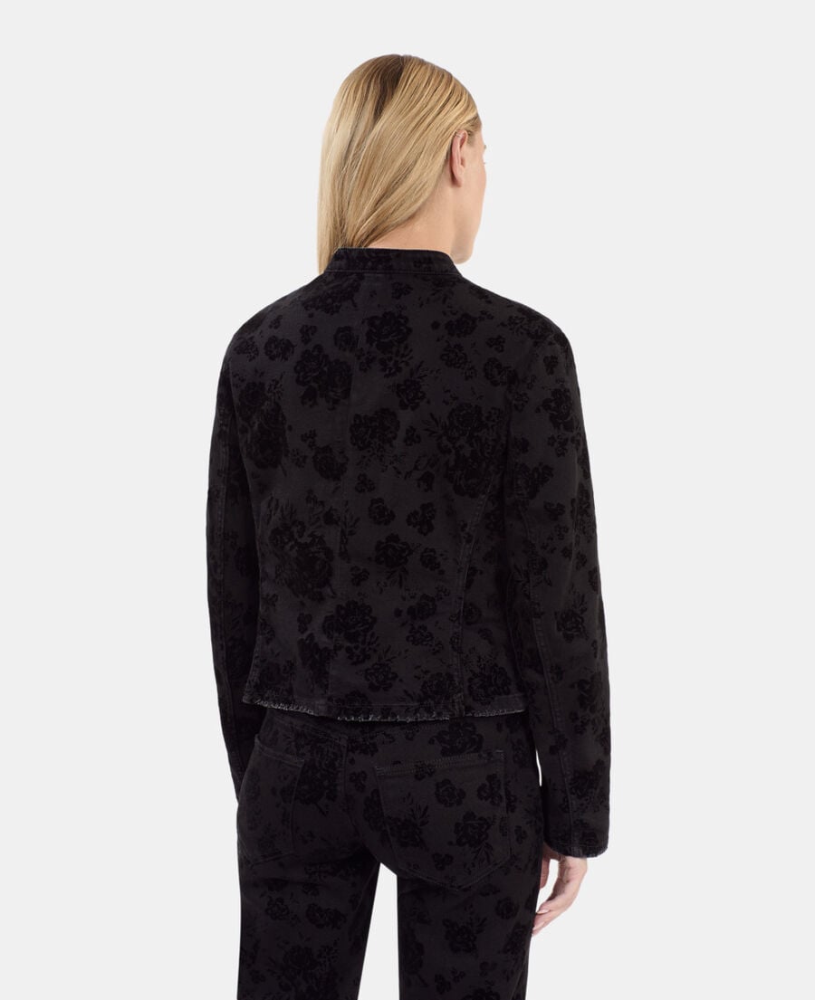 The Kooples FEMME BLACK veste en denim noir