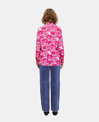 The Kooples F PINK silk printed shirt