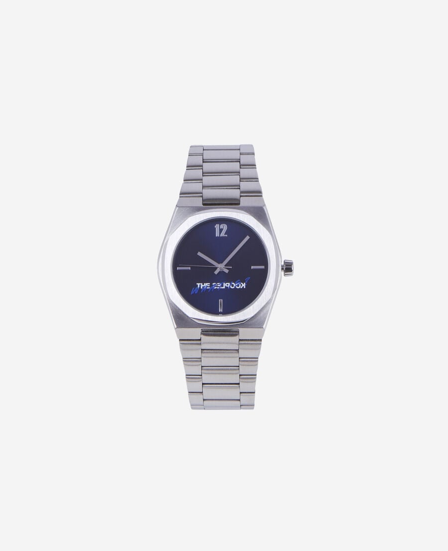 The Kooples MIXED NAVY / SILVER what is silver watch with blue dial