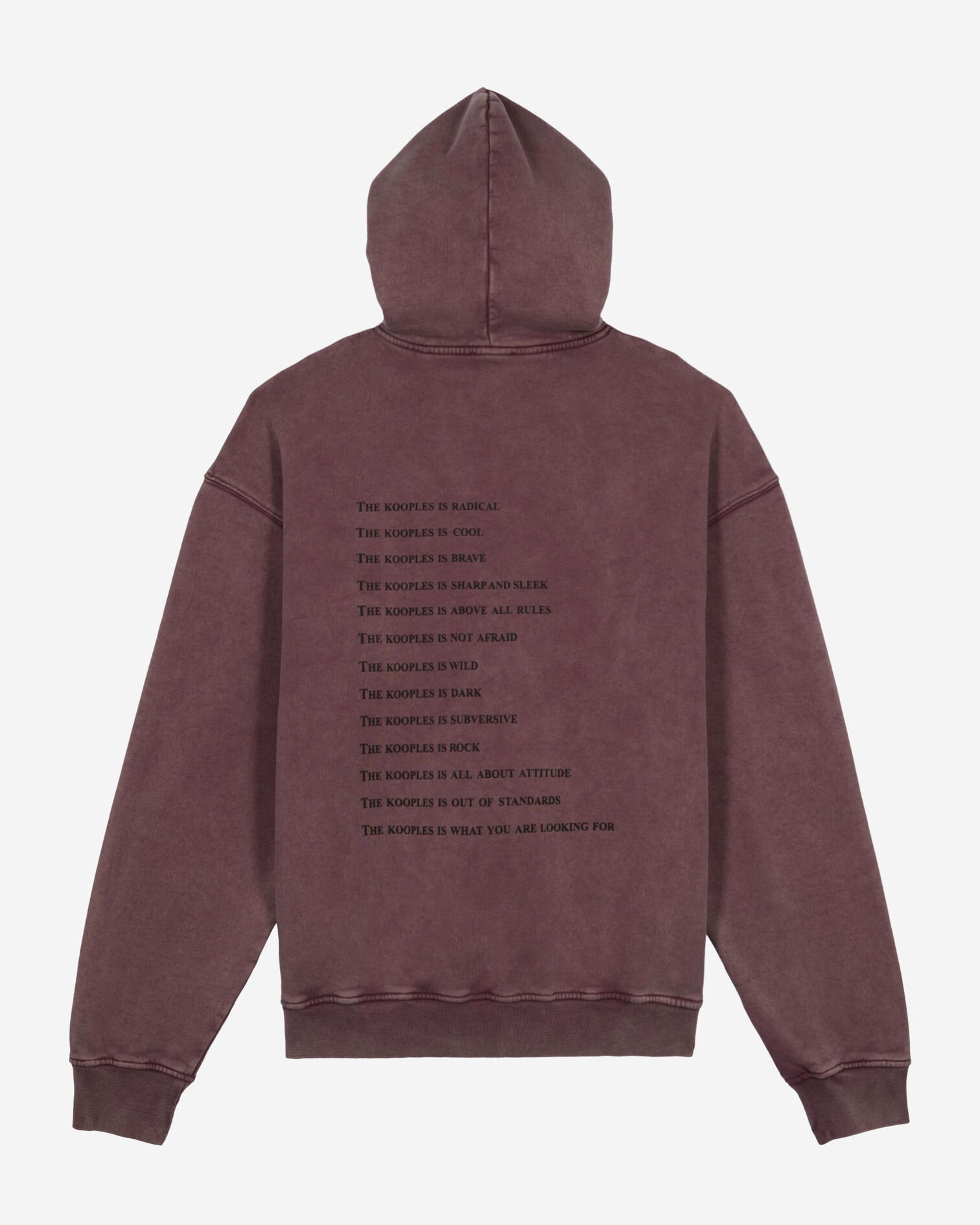 What is bordeaux hooded sweatshirt, FIGUE, hi-res image number null