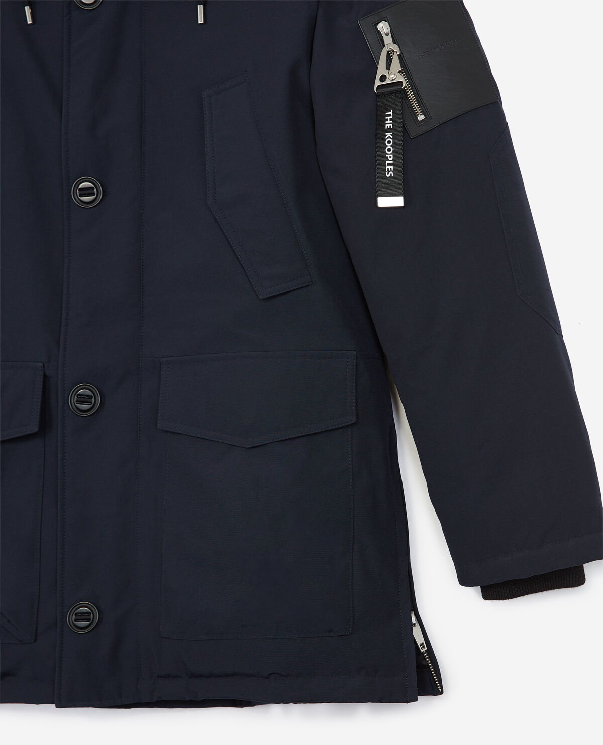 The kooples parka with fur hood discount