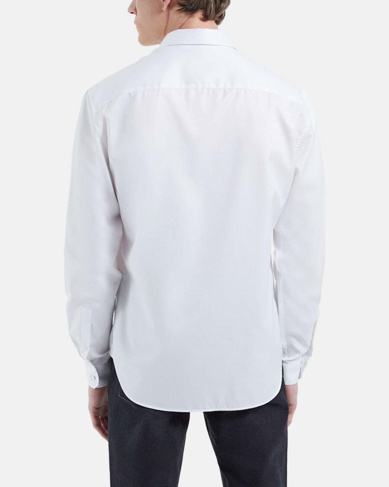 The Kooples MEN WHITE shirt with italian spread collar