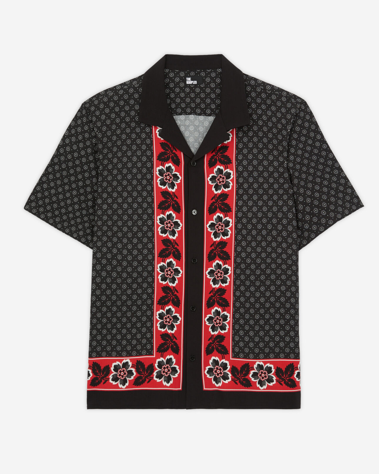 The Kooples HOMME BLACK chemise imprimée