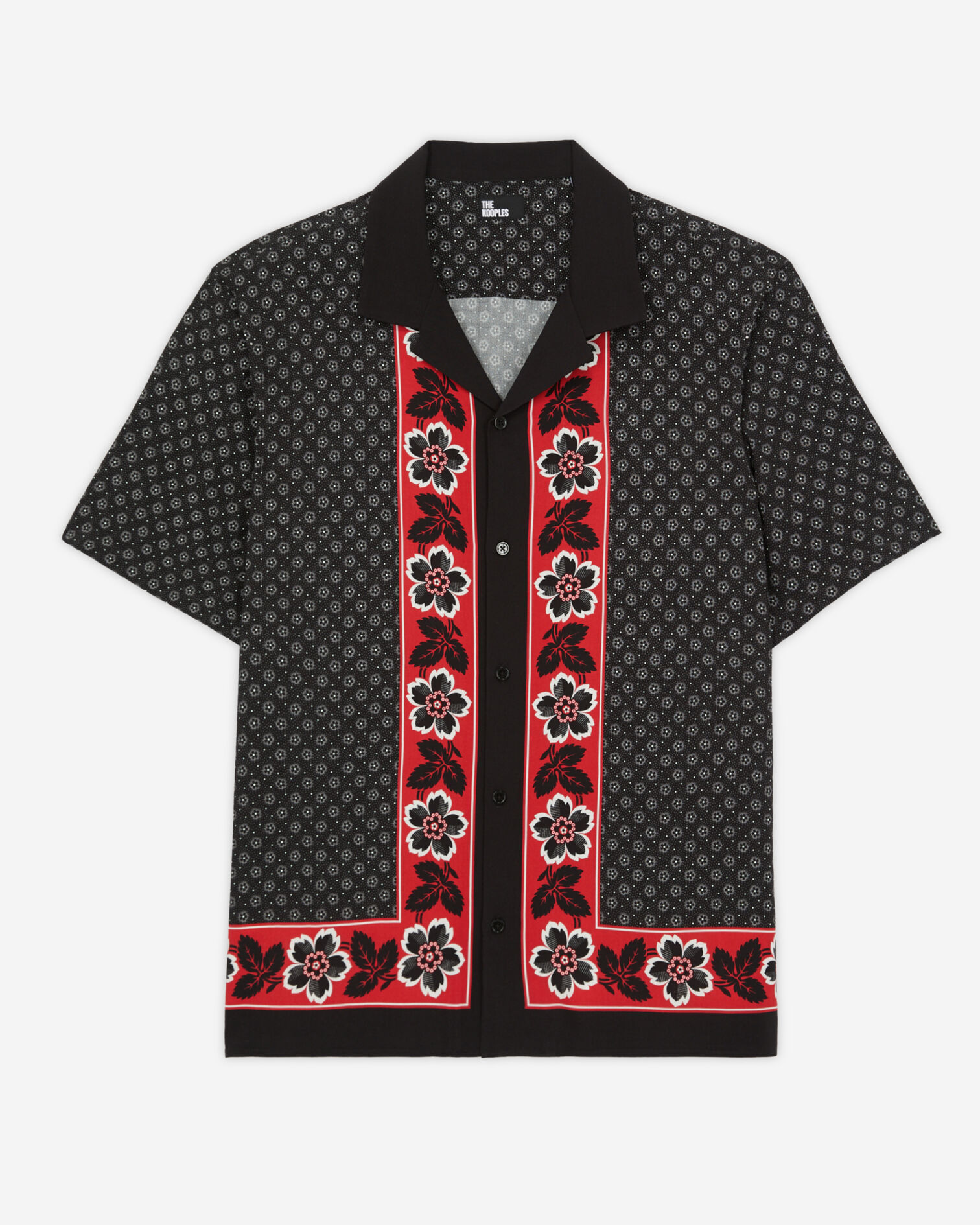 Chemise imprimée, BLACK, hi-res image number null