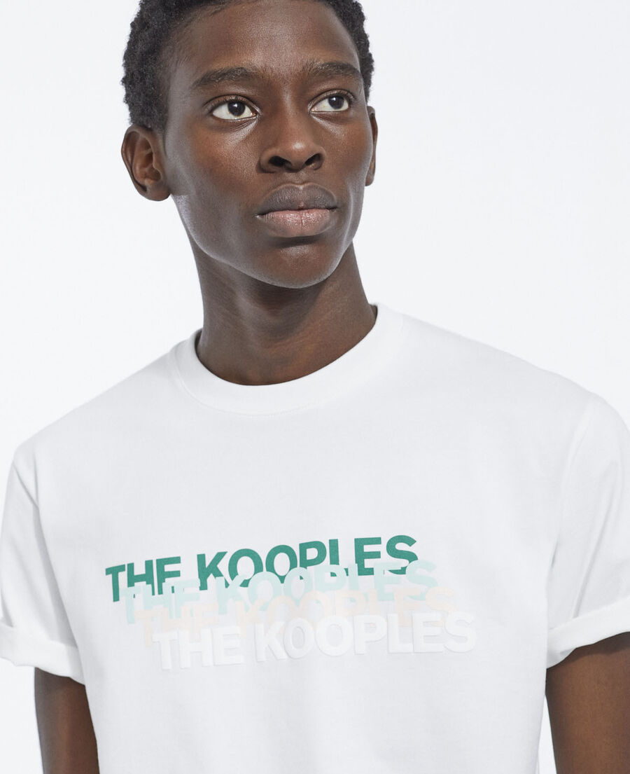 weißes t-shirt mit the kooples-logo