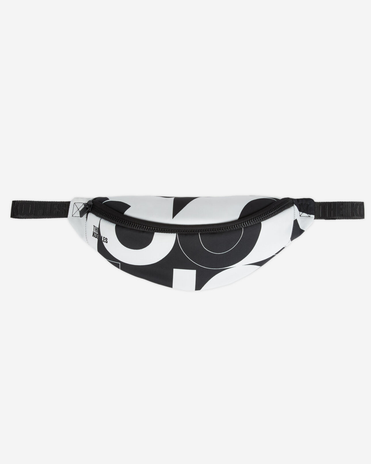 The Kooples MIXTE BLACK / WHITE sac banane logo the kooples