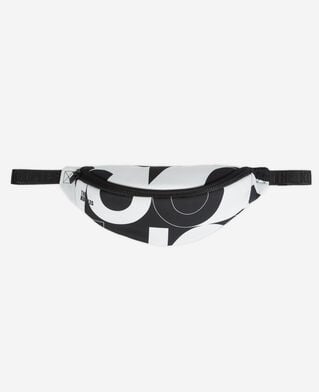 The Kooples MIXTA BLACK / WHITE riñonera logotipo the kooples