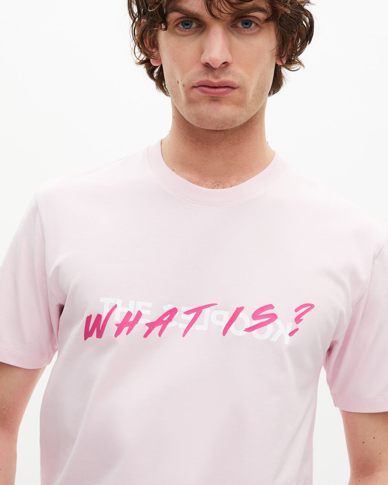 The Kooples HOMME PALE PINK t-shirt what is rose