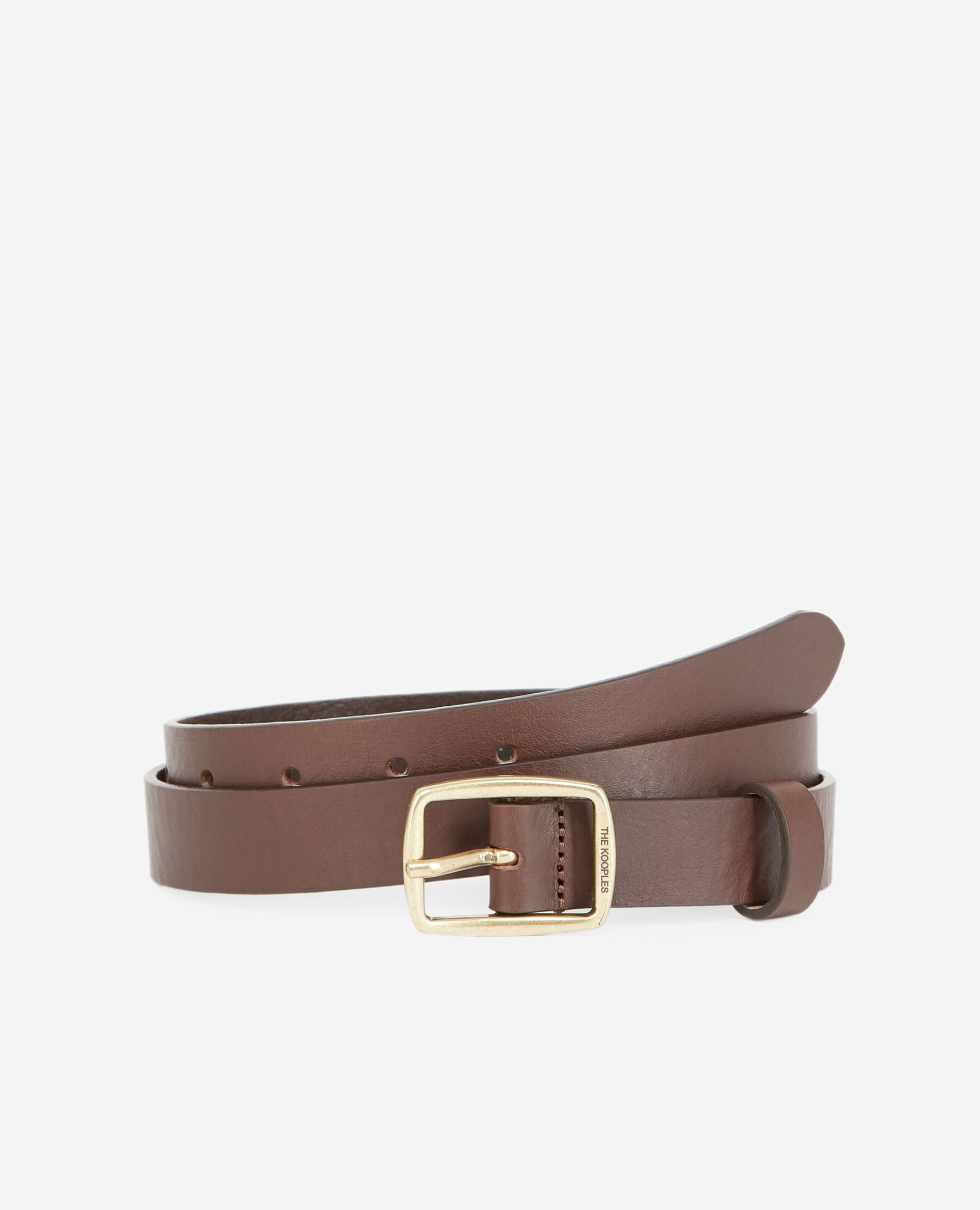 Ceinture marron boucle on sale dorée