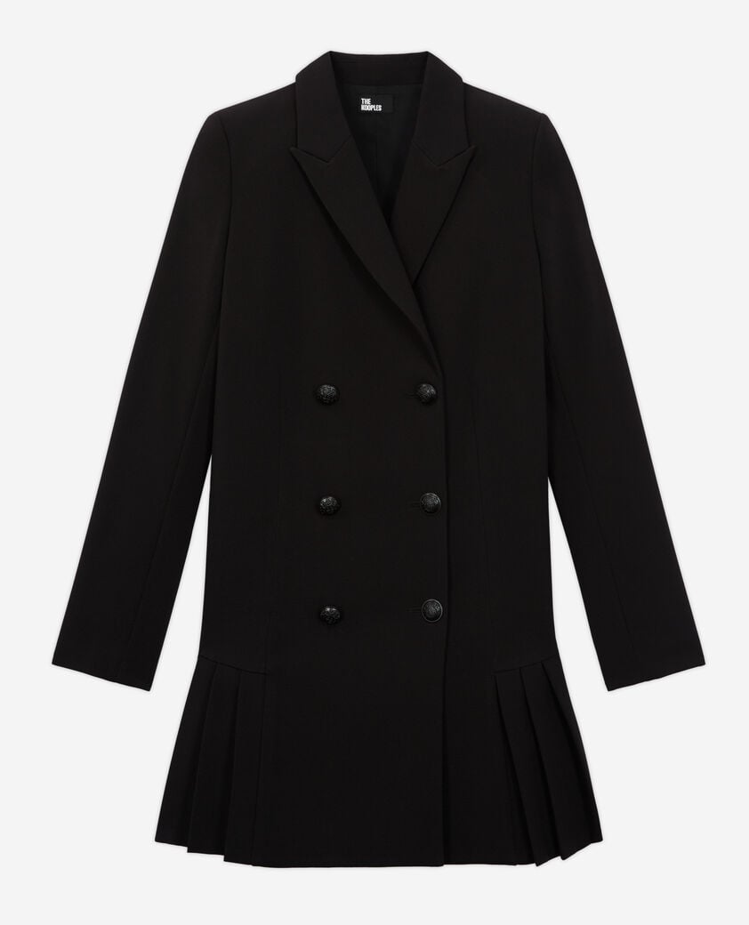 The Kooples MUJER BLACK vestido corto negro