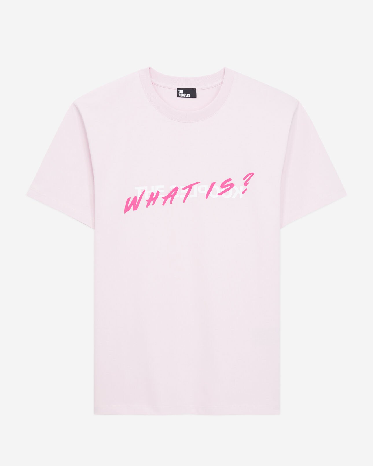 The Kooples HOMME PALE PINK t-shirt what is rose