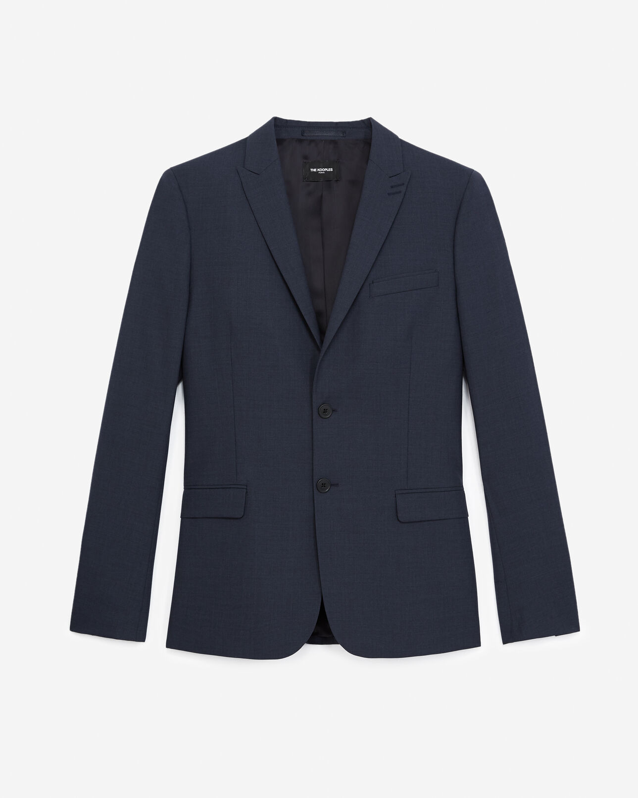 The Kooples HERREN NAVY schieferblaue anzugjacke aus wolle