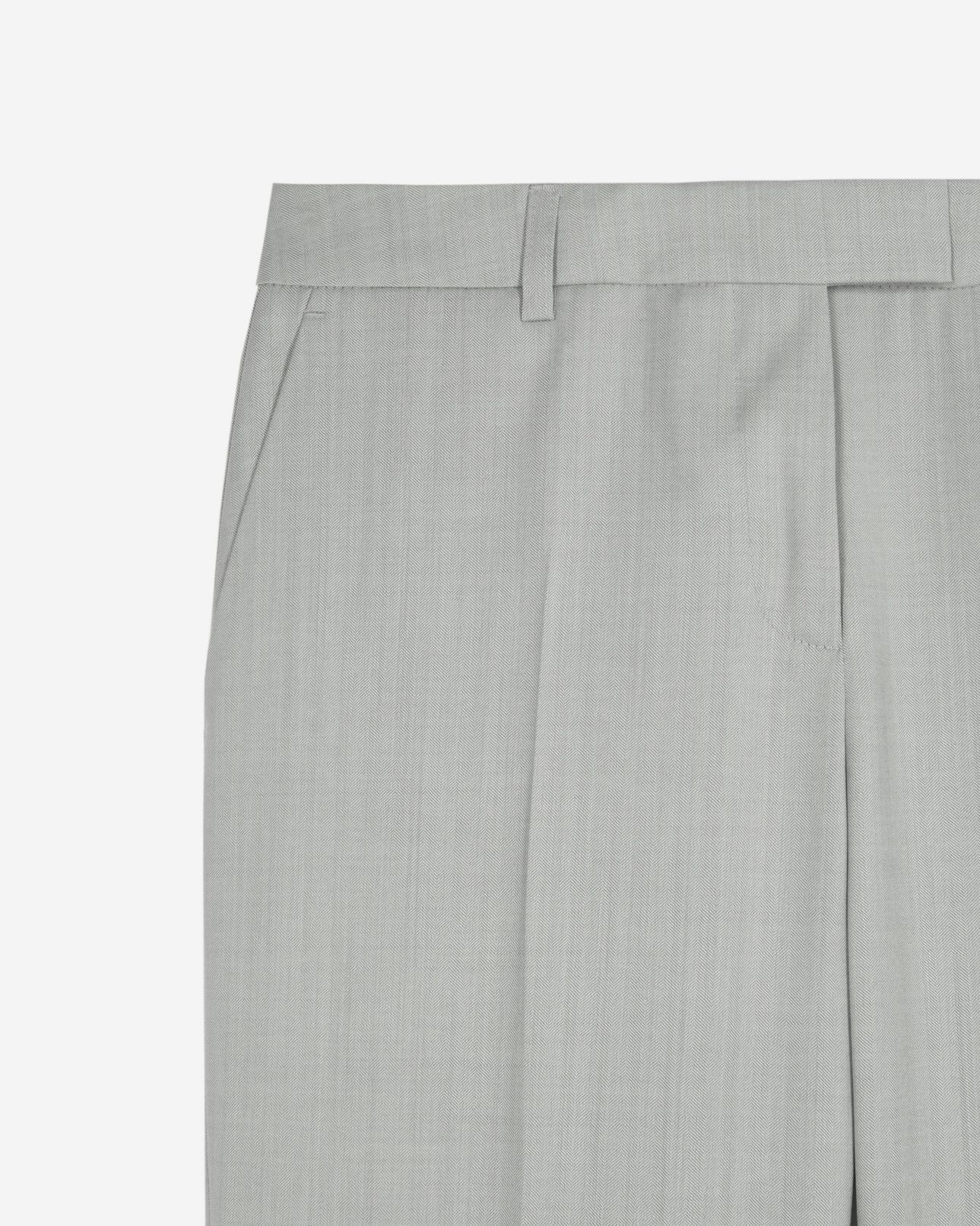 The Kooples WOMEN BEIGE grey tailored pants