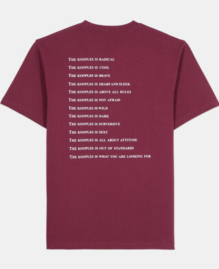 The Kooples H BURGUNDY burgundy what is t-shirt