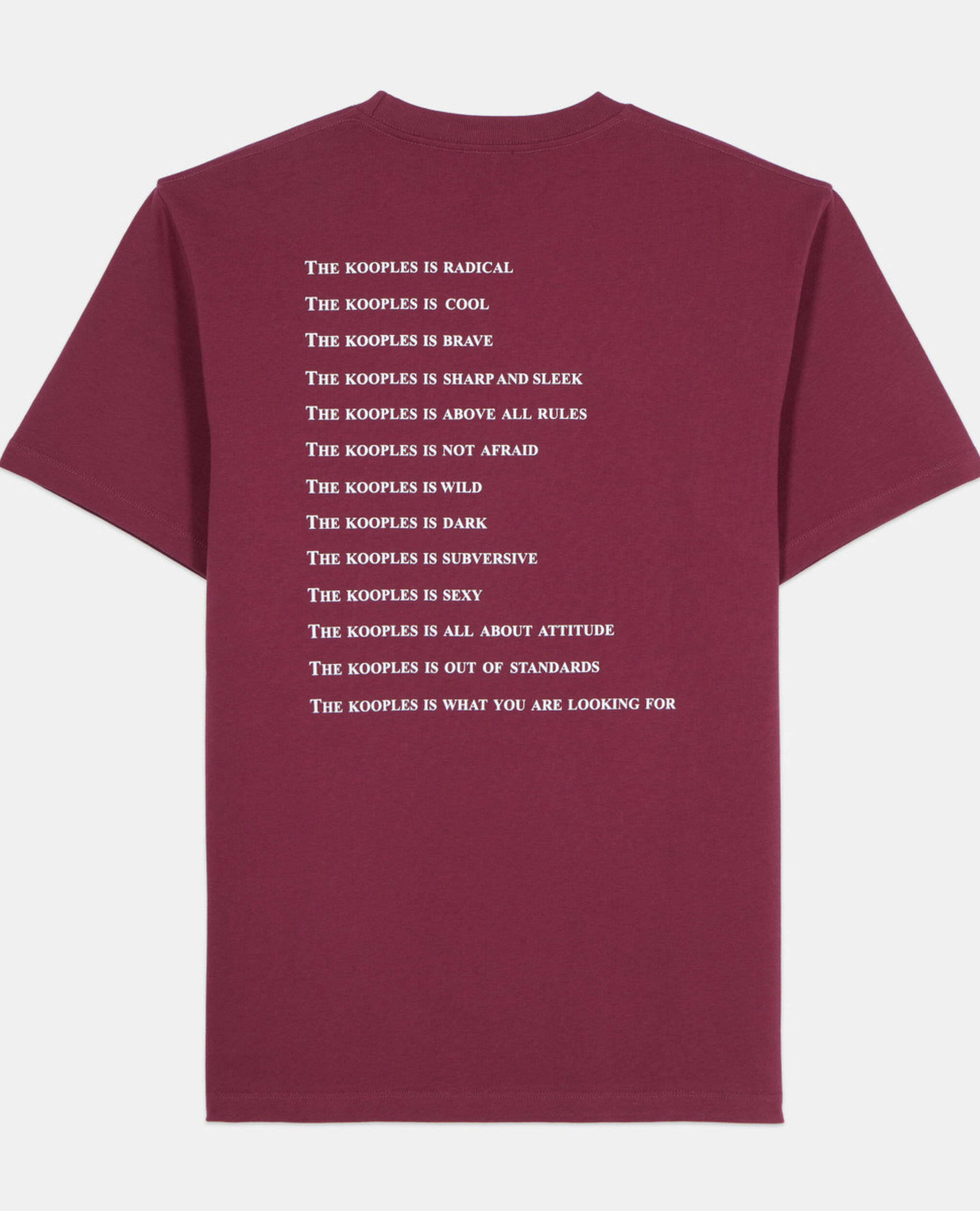 Burgundy What is t-shirt, BURGUNDY, hi-res image number null