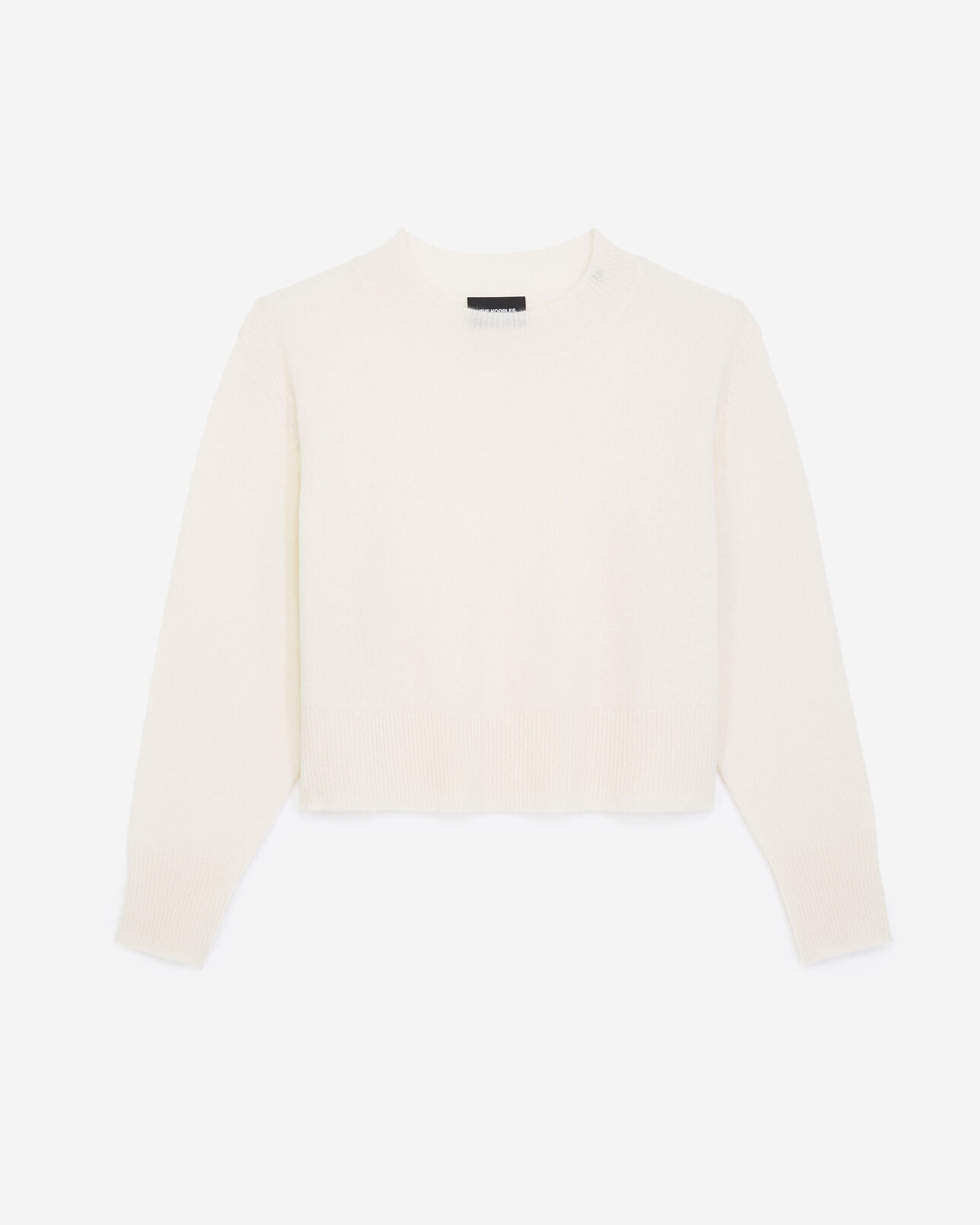 The Kooples FEMME ECRU pull cachemire écru simple