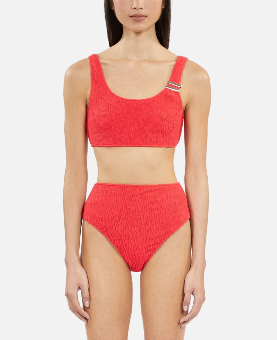 The Kooples DAMEN RED the kooples x luz &ndash; rotes bralette-badeanzugoberteil