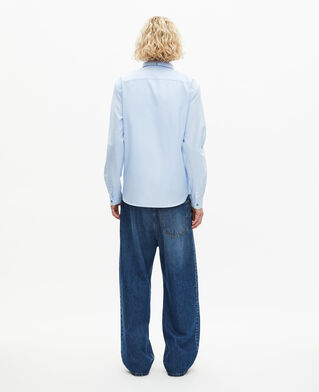 The Kooples MEN BLUE light blue formal shirt with classic collar