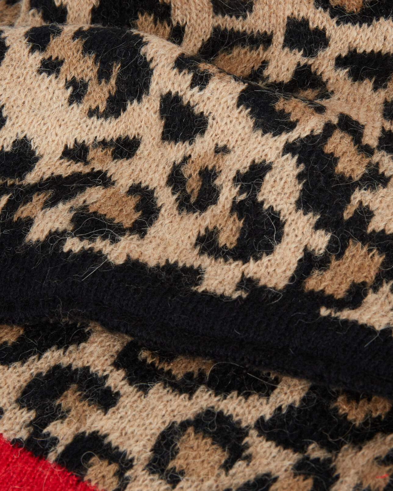 The Kooples MIXTE LEOPARD écharpe en laine léopard