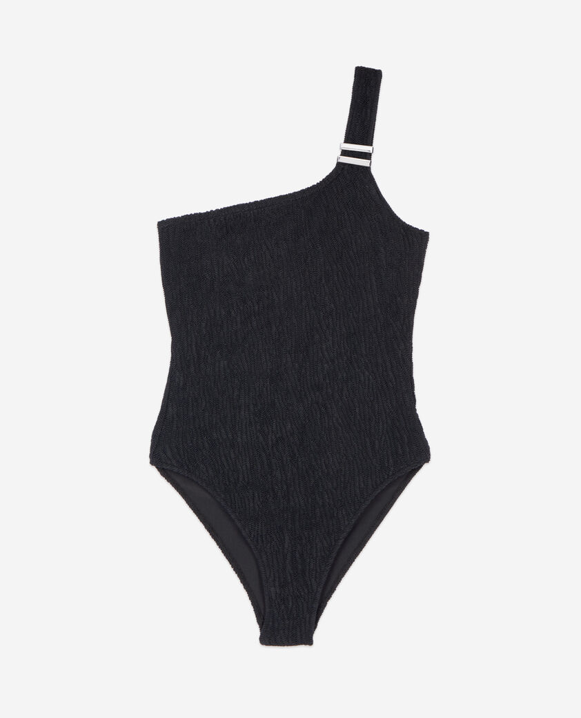 The Kooples WOMEN BLACK the kooples x luz one-piece asymmetric swimsuit black