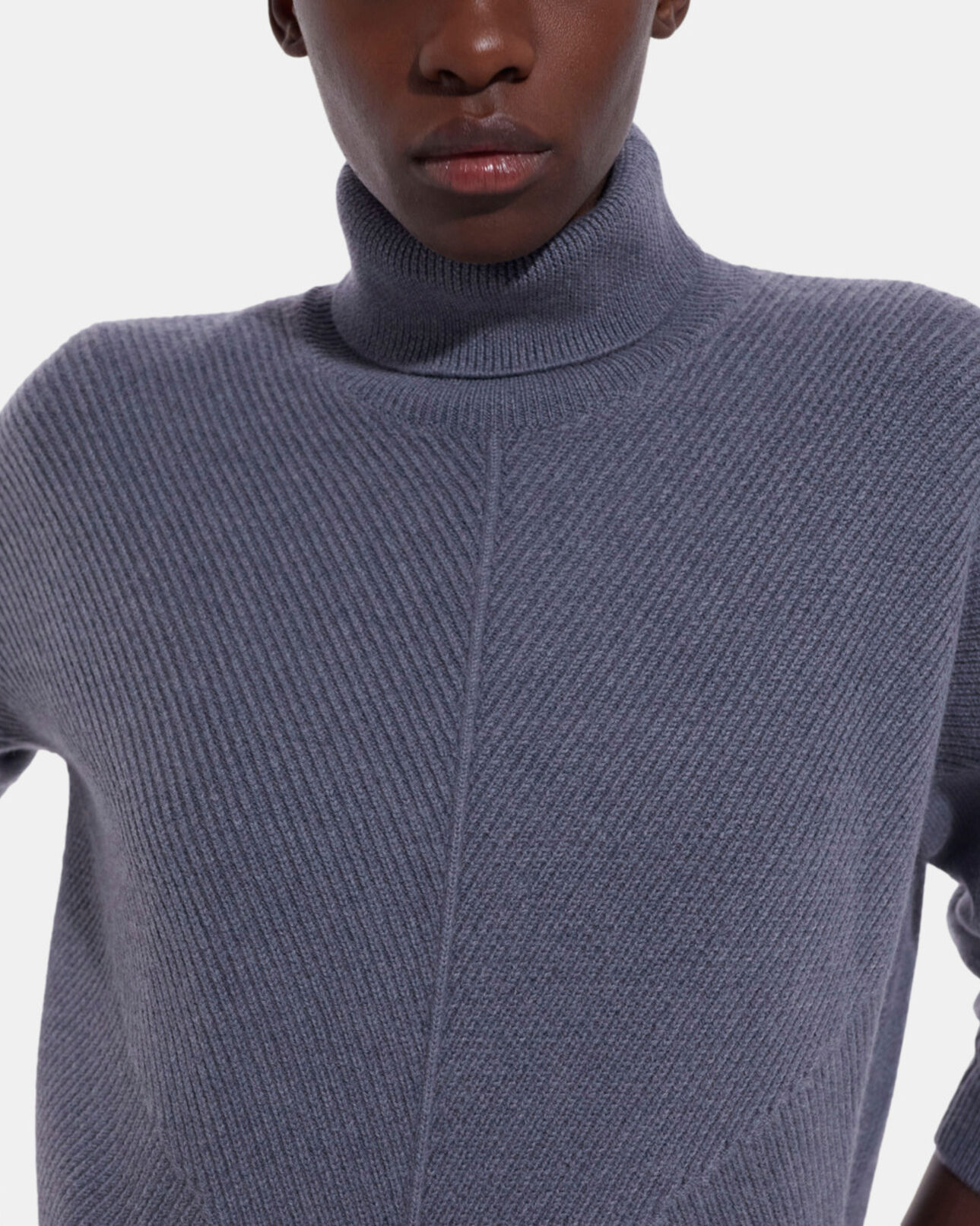 The Kooples WOMEN MIDDLE GREY gray wool sweater