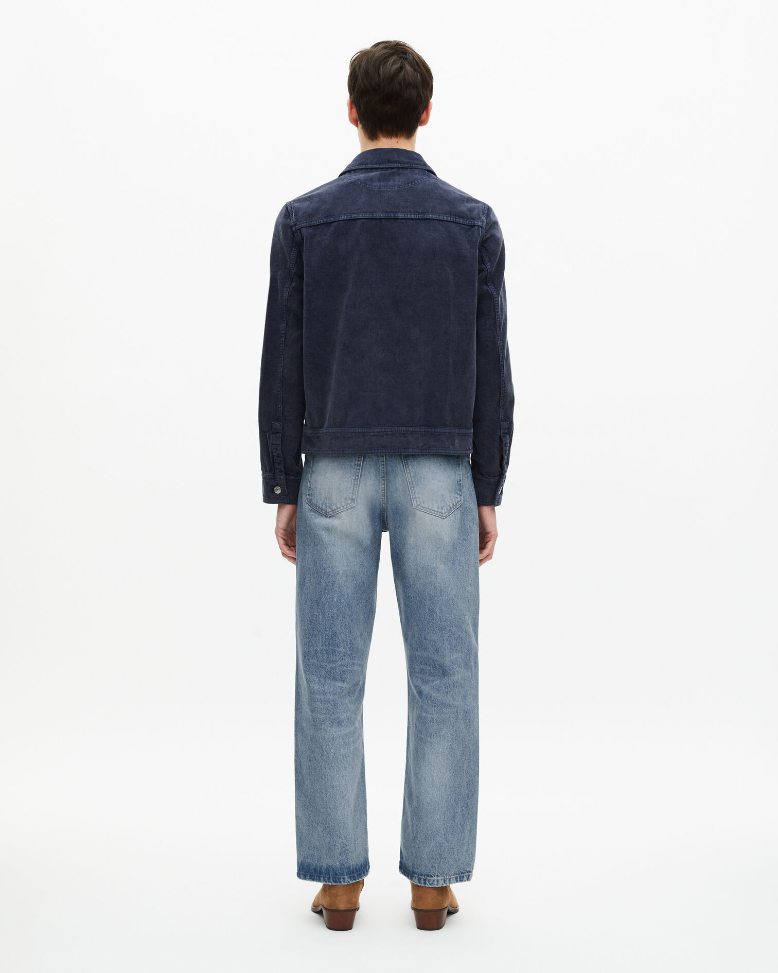 Marineblaue Baumwolljacke, DARK NAVY, hi-res image number null