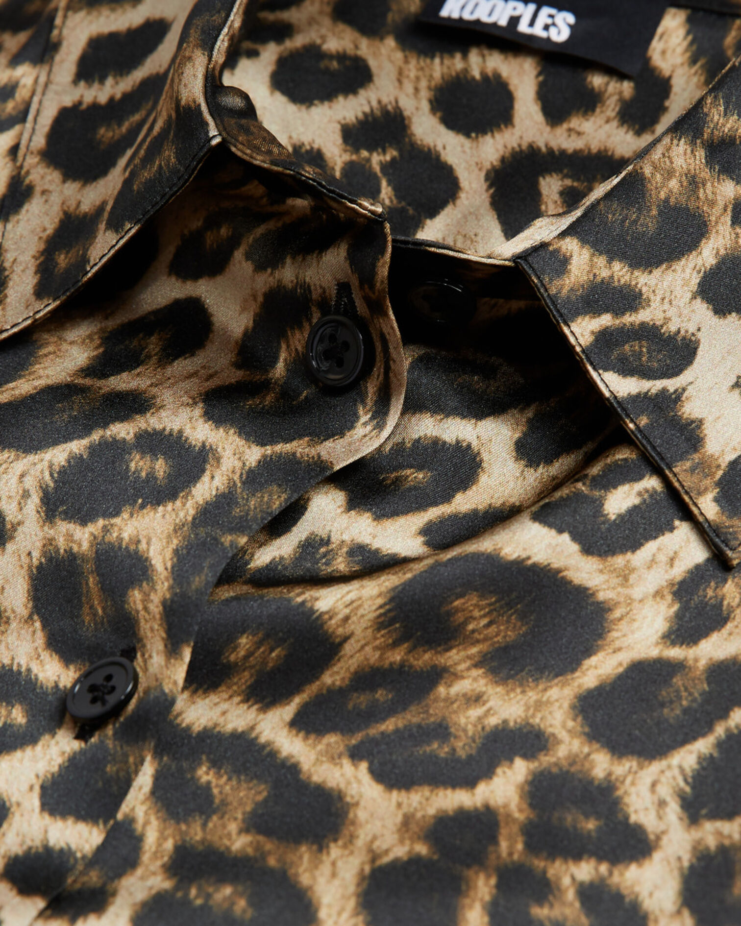 Leopard print silk shirt, LEOPARD, hi-res image number null