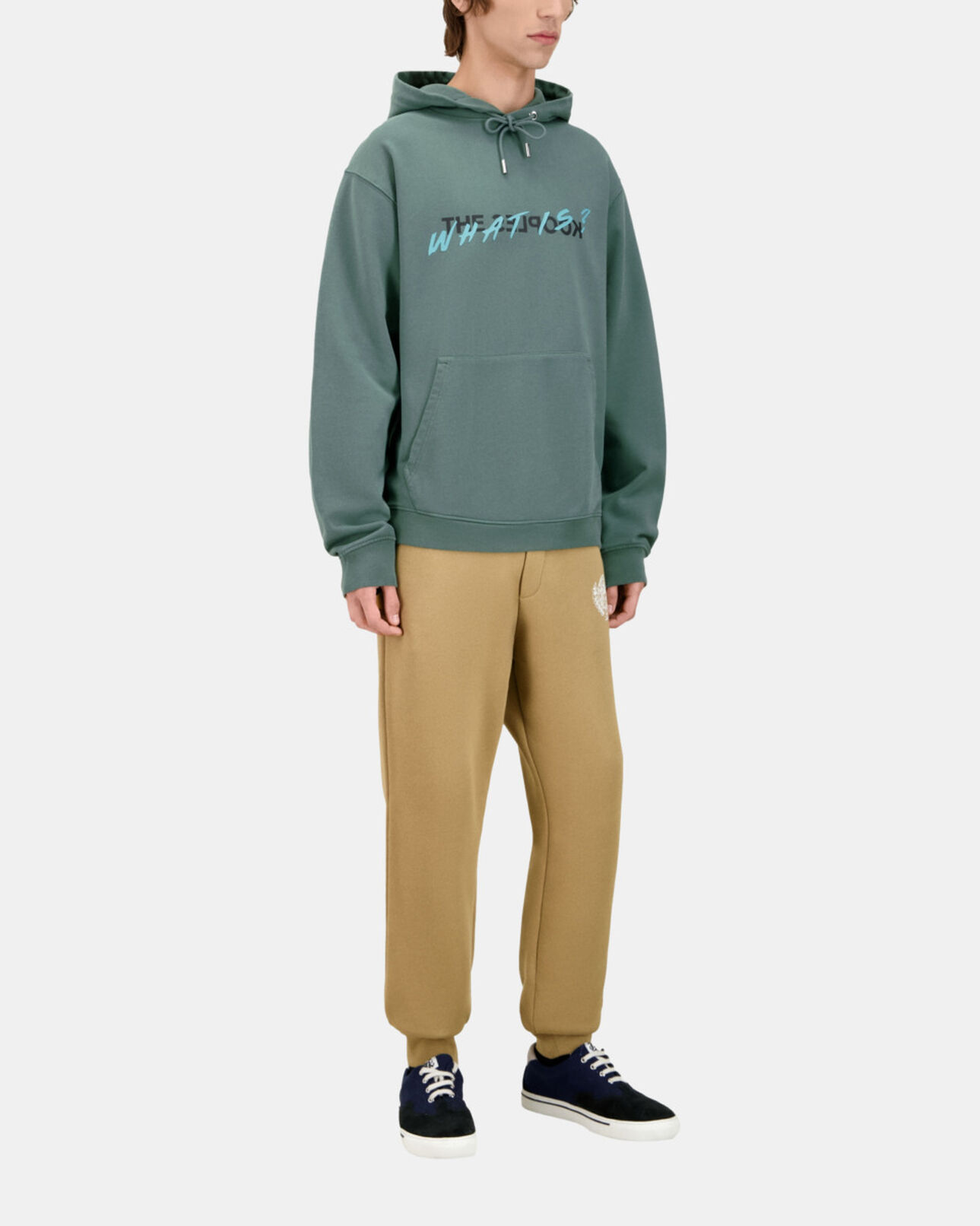 The Kooples HOMME FOREST sweatshirt à capuche what is vert