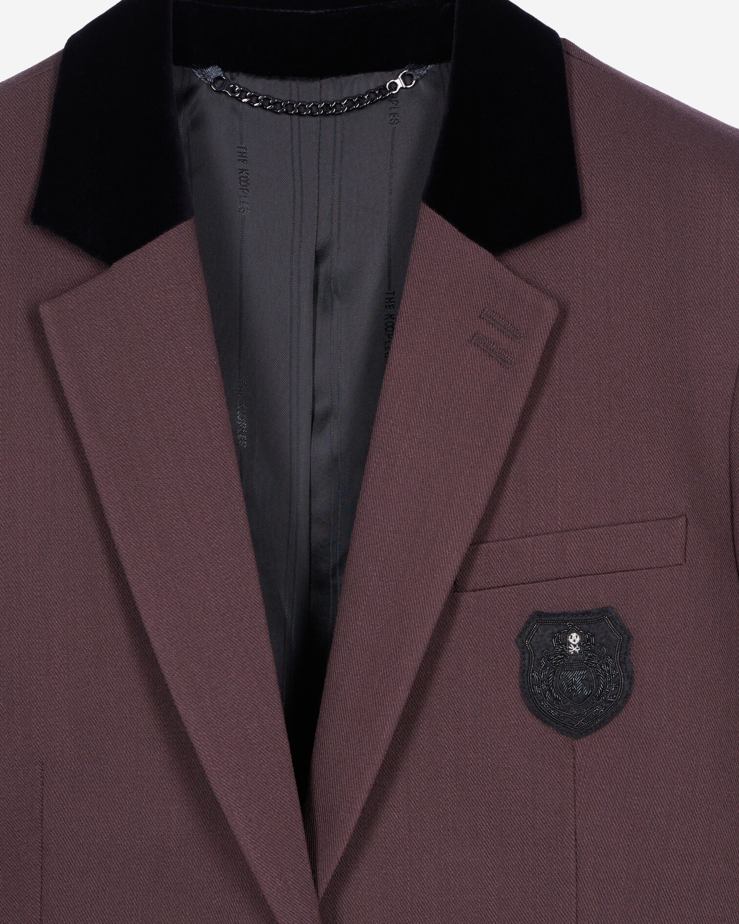Veste tailleur en laine marron, BROWN, hi-res image number null