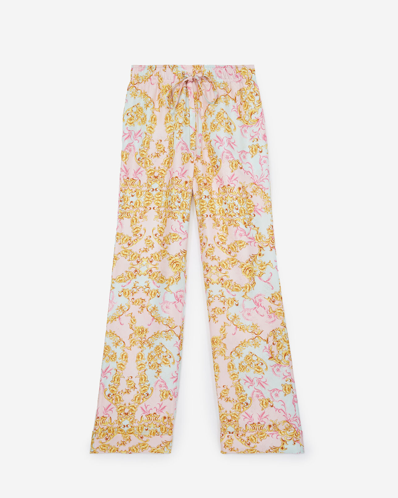 The Kooples MUJER USED RAPIECE pantalones fluidos de seda con estampado barroco