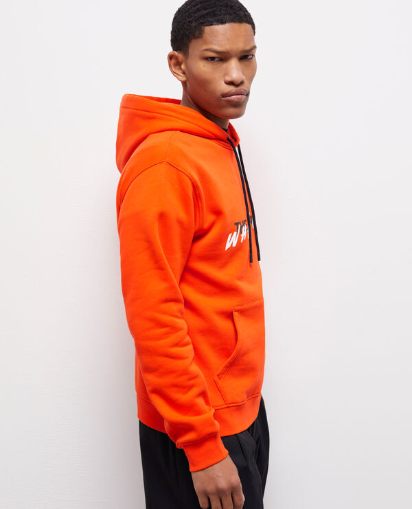 orange what is hooded sweatshirt