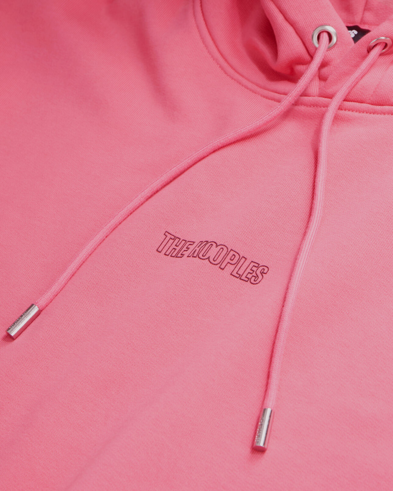 The Kooples MEN OLD PINK men's pink hoodie with logo
