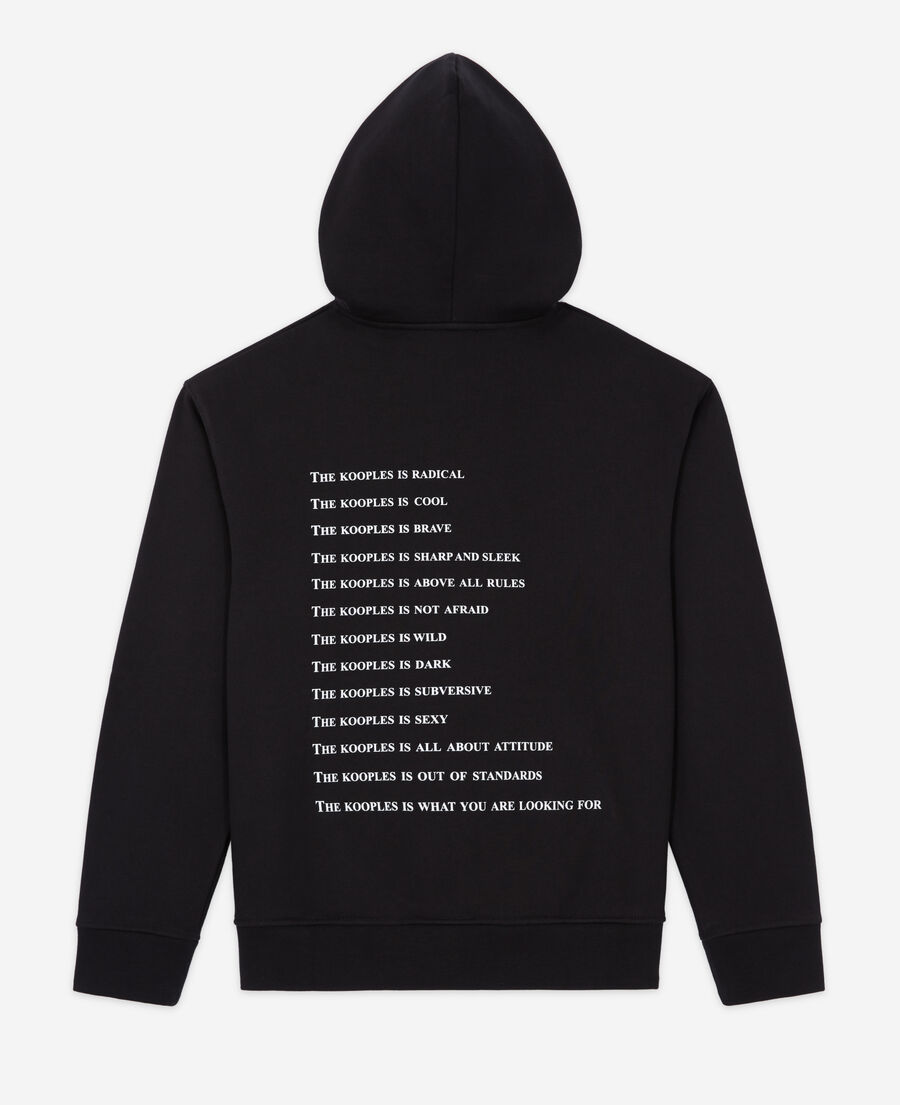 black what is sweatshirt with rhinestones
