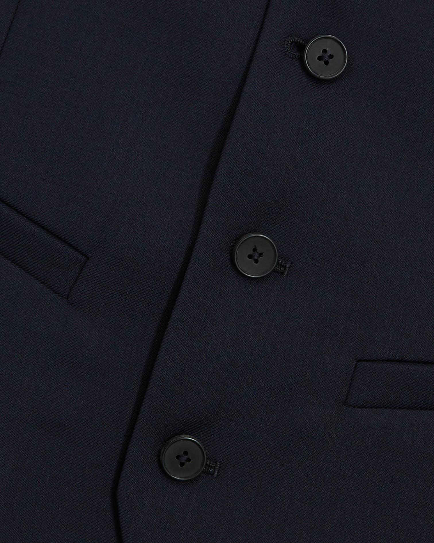 Gilet de costume en laine bleu marine, DARK NAVY, hi-res image number null