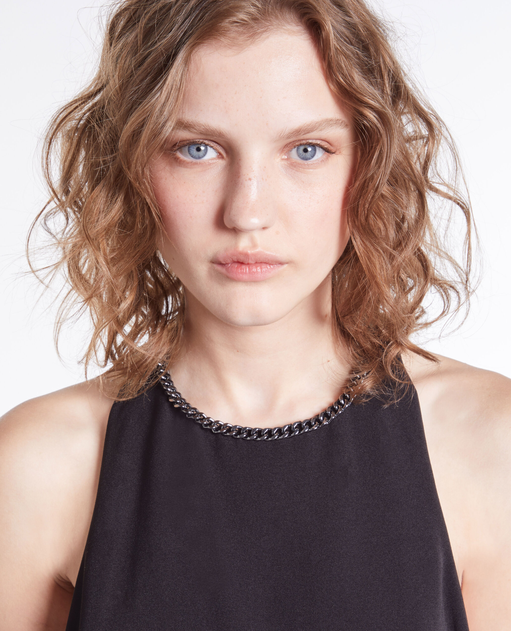 Black crepe jumpsuit, BLACK, hi-res image number null