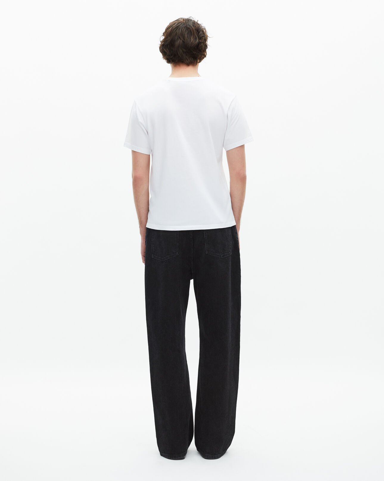 The Kooples HOMME WHITE t-shirt avec logo blanc