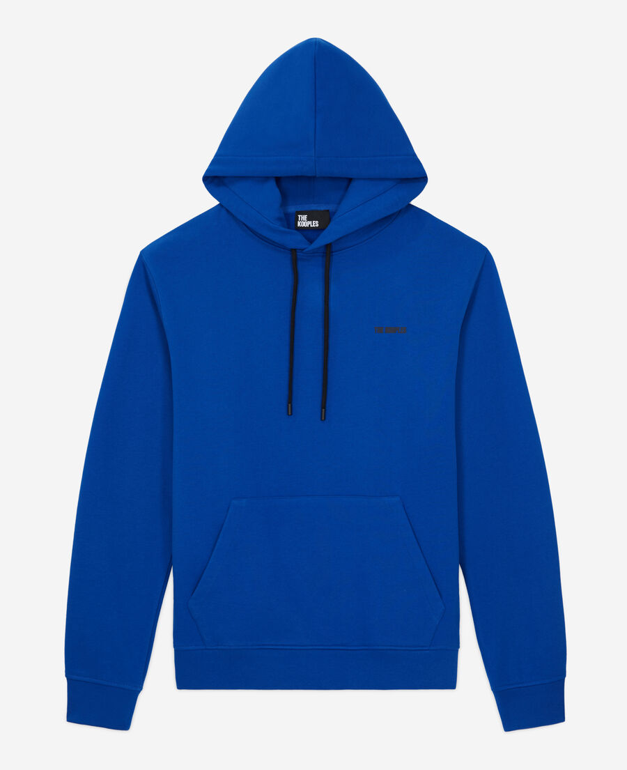 sweatshirt logo the kooples bleu