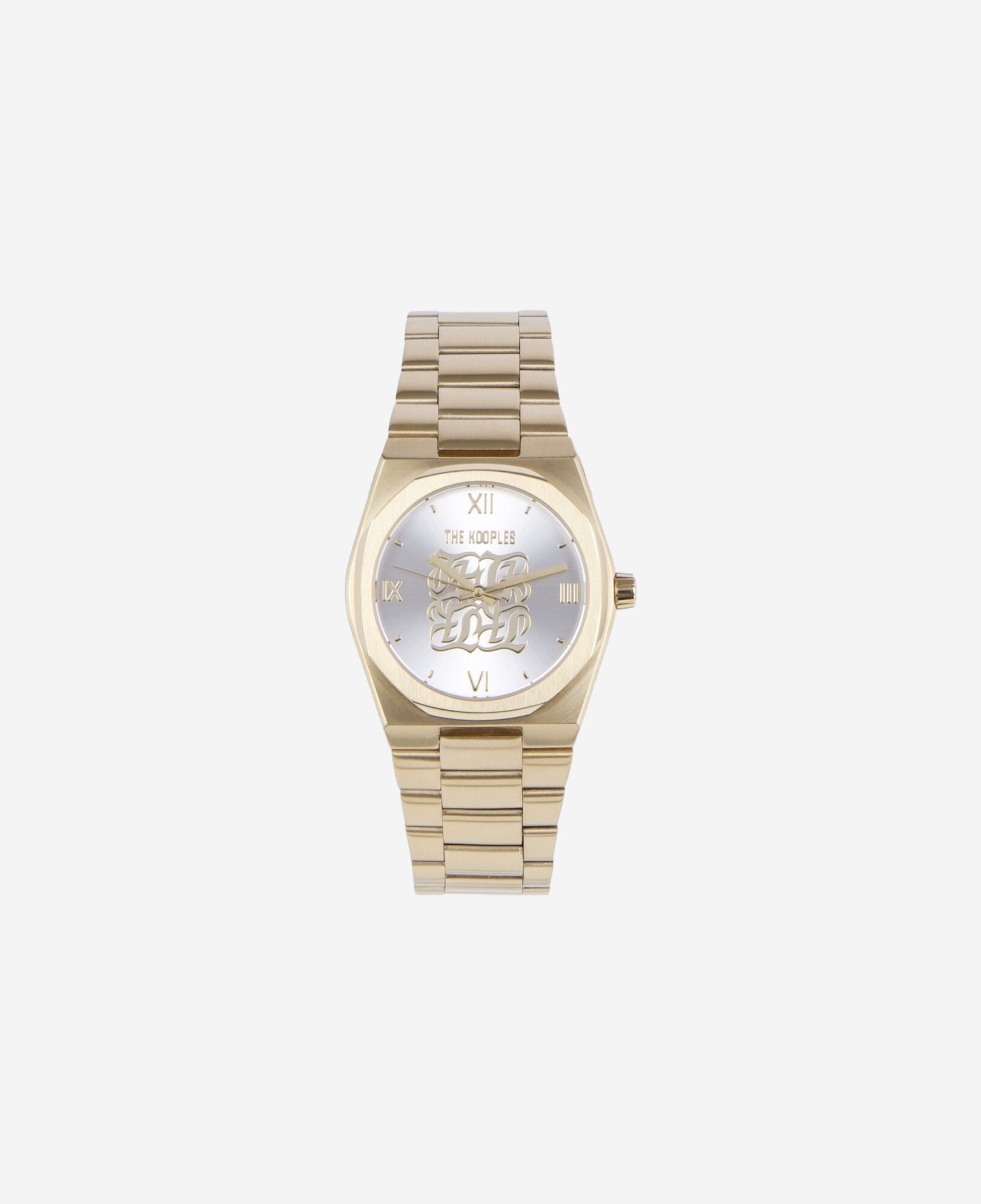 The Kooples MIXED GOLD monogram watch