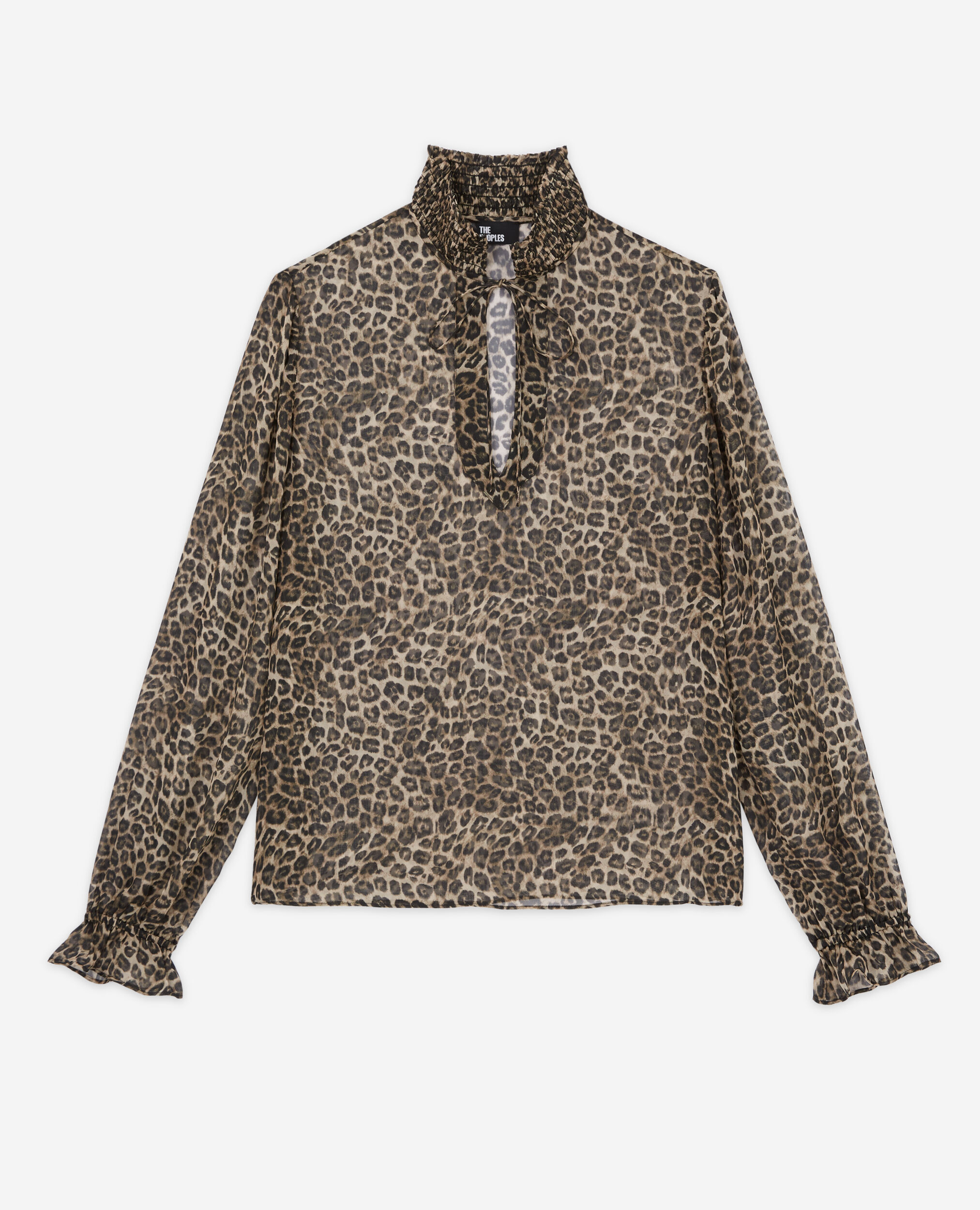 Bluse mit Leopardenmuster, LEOPARD, hi-res image number null