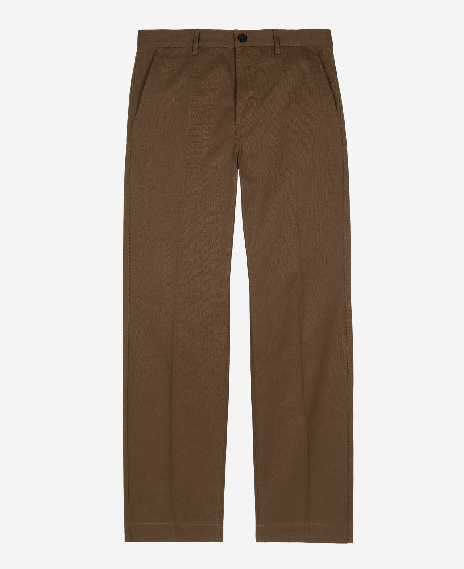 The Kooples MEN KAKI straight-cut khaki pants