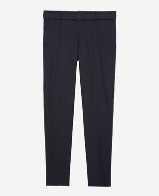 The Kooples HOMME DARK NAVY pantalon de costume super 100's en laine marine